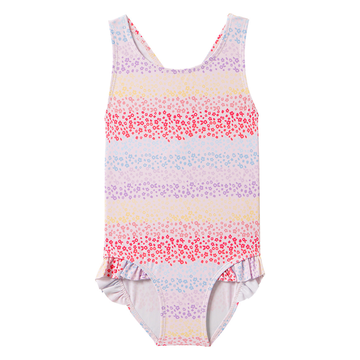 Baby Badeanzug mit Blümchen Baby Badeanzug mit Blümchen von Topomini