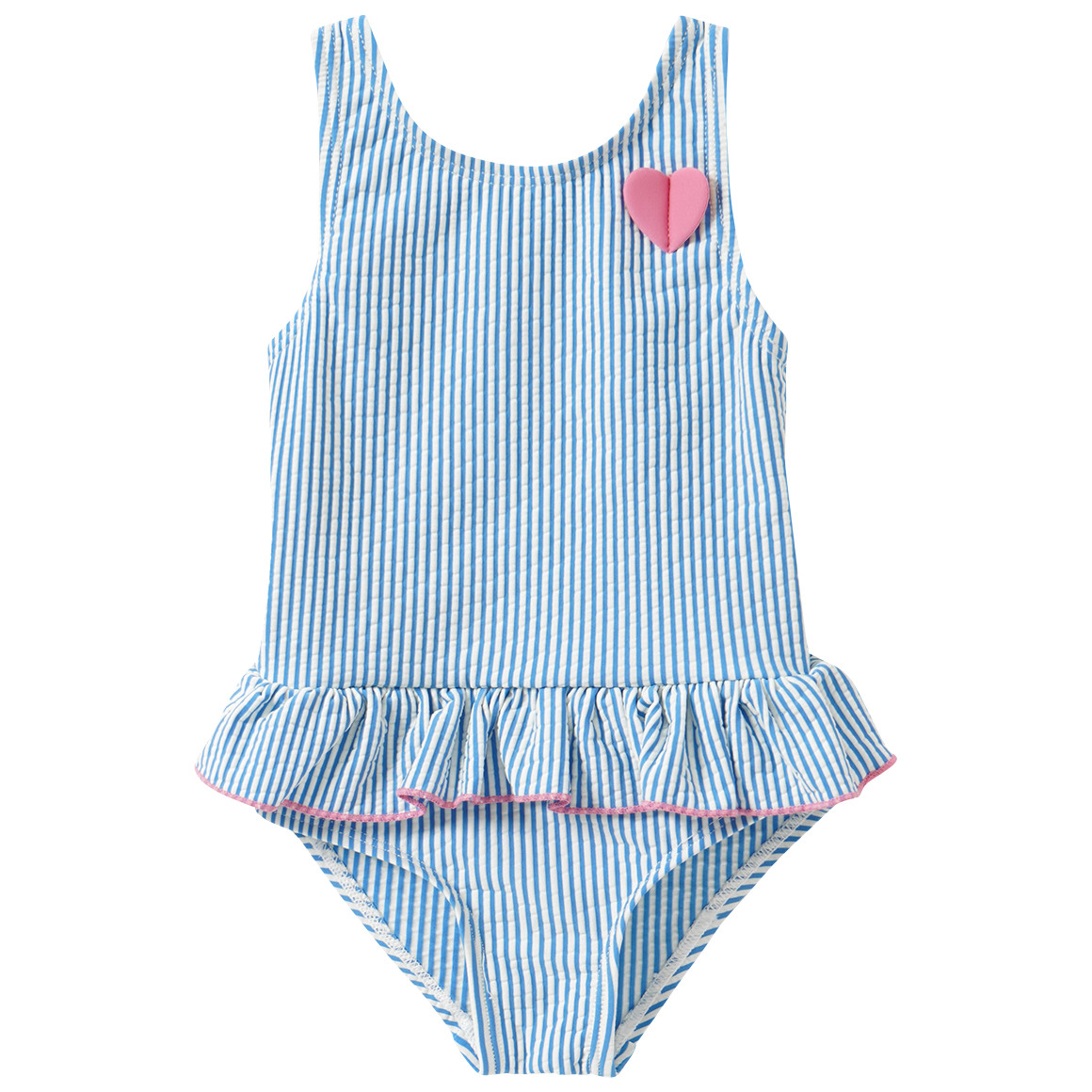 Baby Badeanzug mit Seersucker-Struktur Baby Badeanzug mit Seersucker-Struktur von Topomini