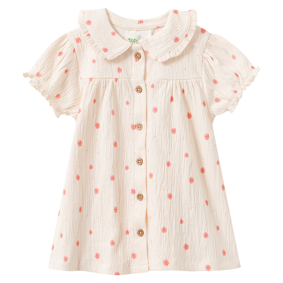 Baby Bluse mit Blümchen Baby Bluse mit Blümchen von Topomini