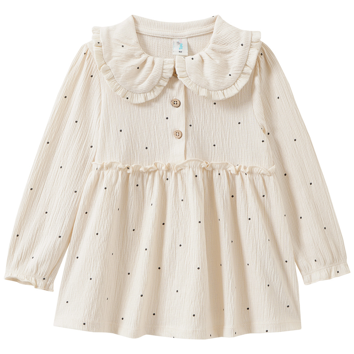 Baby Bluse mit Punkte-Allover Baby Bluse mit Punkte-Allover von Topomini