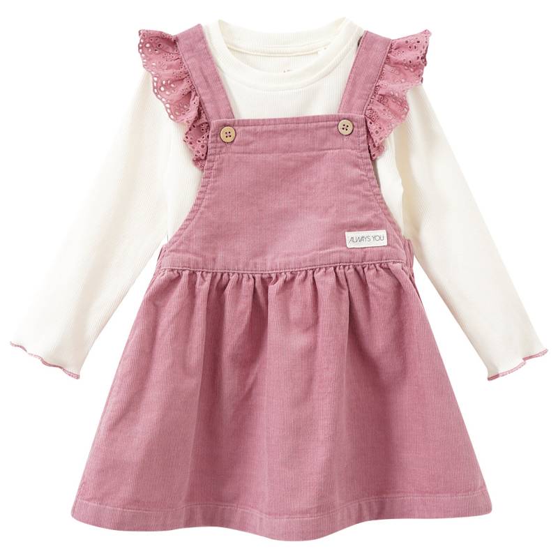 Baby Cordlatzkleid und Langarmshirt im Set von Topomini