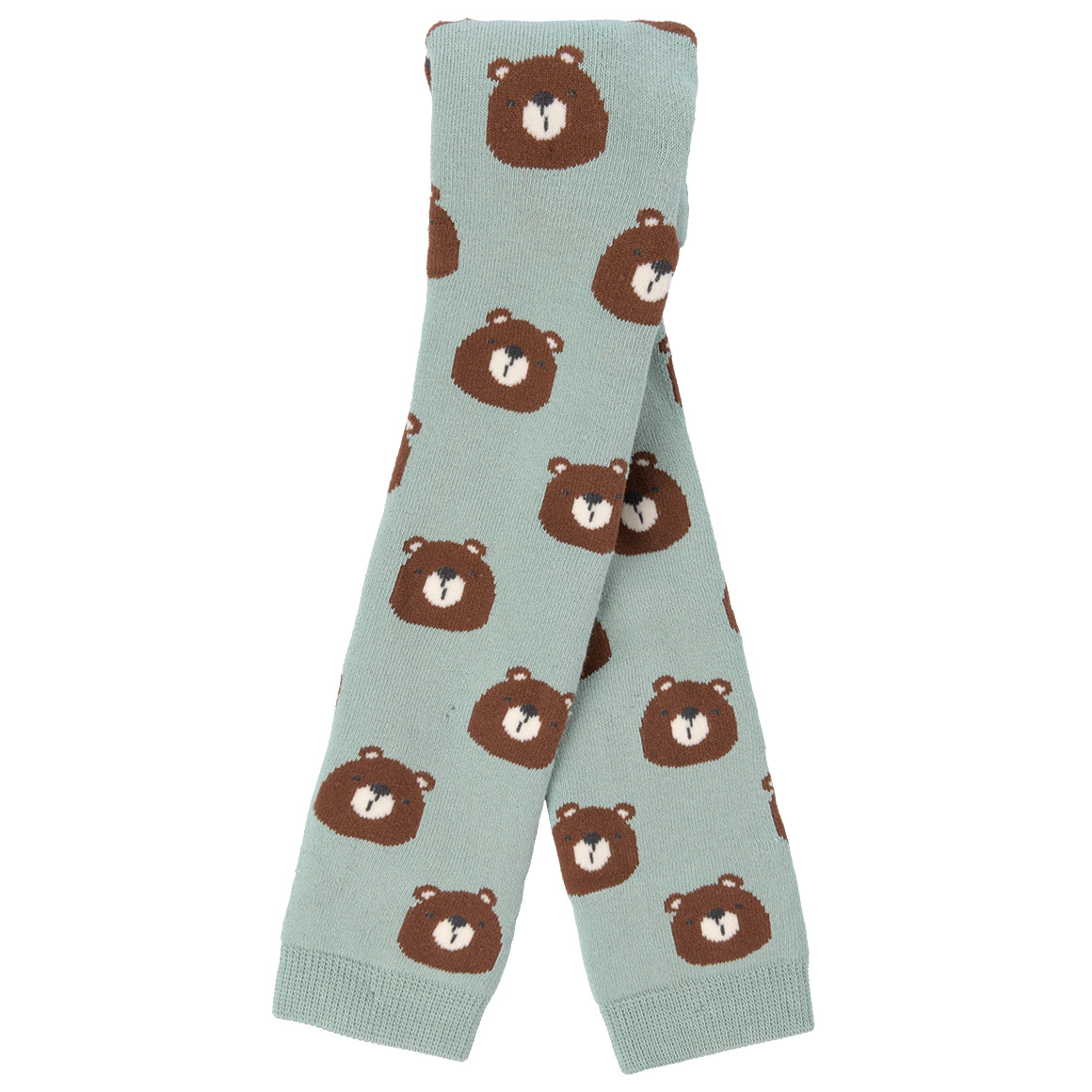 Baby Frottee-Leggings mit Bärchen-Motiven von Topomini