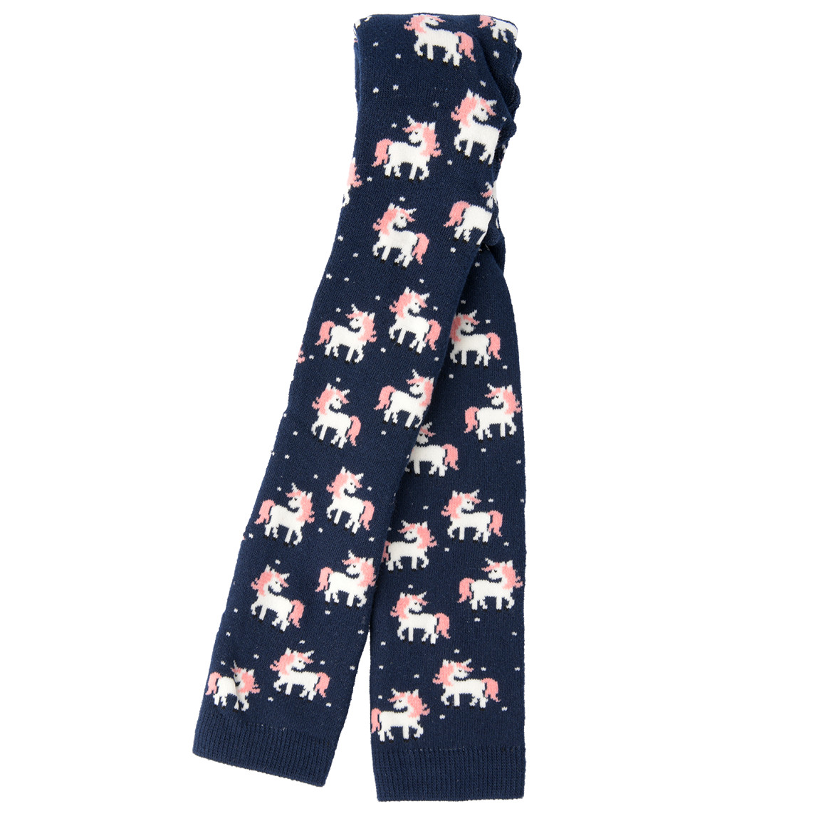 Baby Frottee-Leggings mit Einhorn-Allover von Topomini