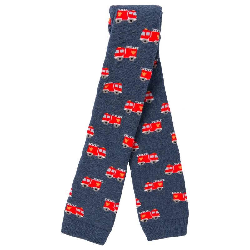 Baby Frottee-Leggings mit Feuerwehr-Motiven von Topomini