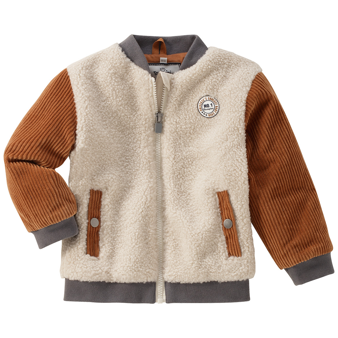 Baby Jacke mit Teddyfell von Topomini