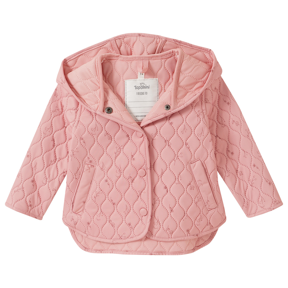 Baby Jacke mit Wellensteppung Baby Jacke mit Wellensteppung von Topomini