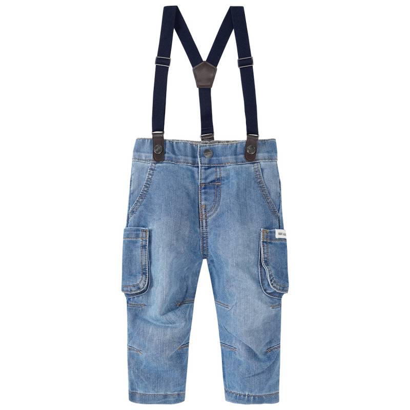 Baby Jeans mit Hosenträger von Topomini