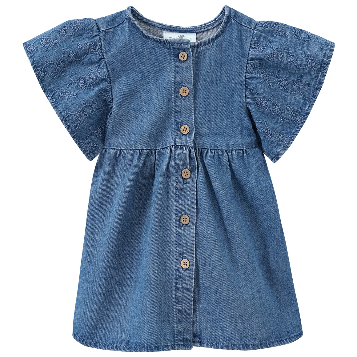 Baby Jeanskleid mit Knopfleiste von Topomini