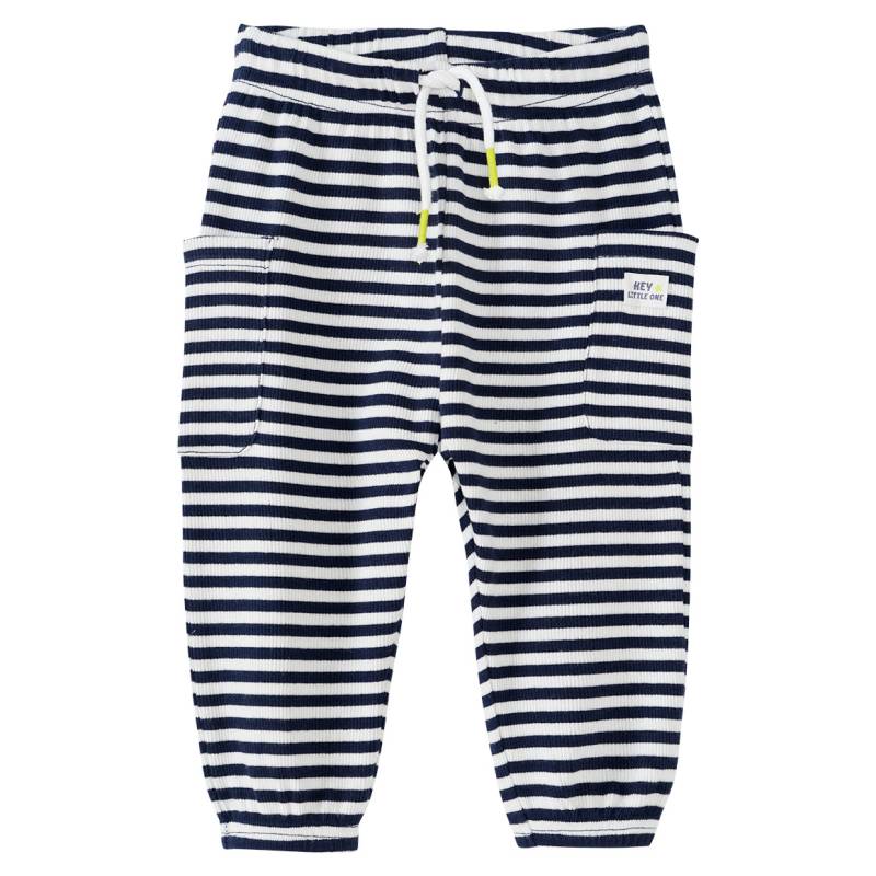 Baby Jogginghose mit Streifen von Topomini