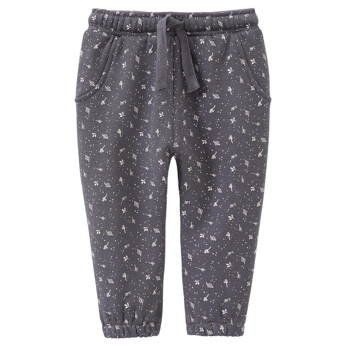 Baby Jogginghose mit floralem Allover-Print von Topomini