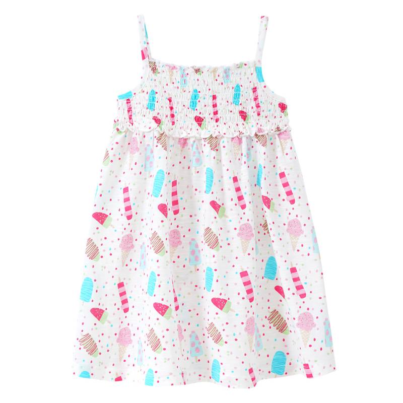 Baby Kleid mit Eis-Print allover von Topomini