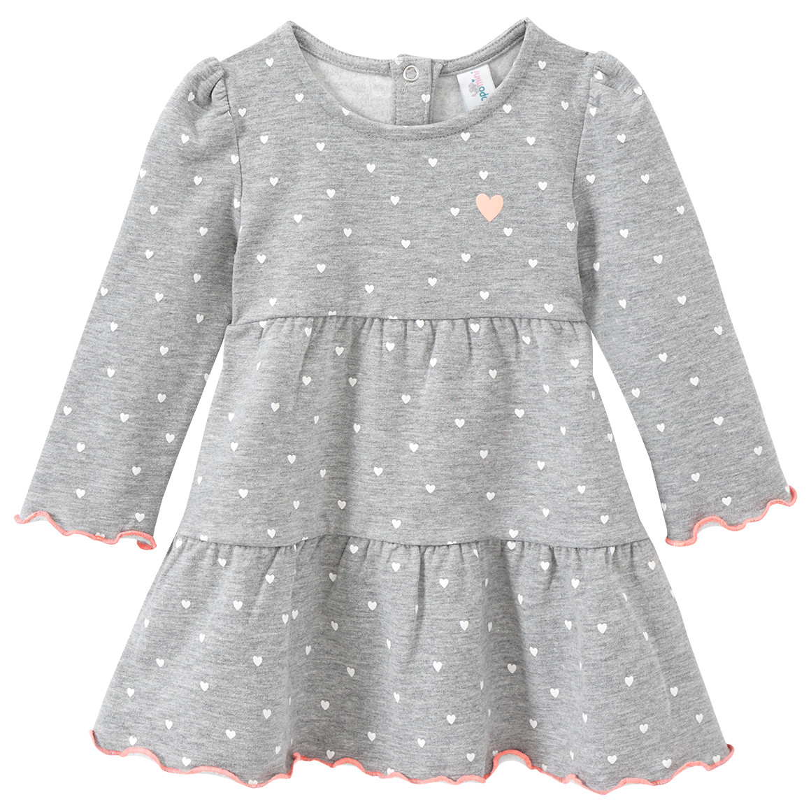 Baby Kleid mit Herz-Print von Topomini