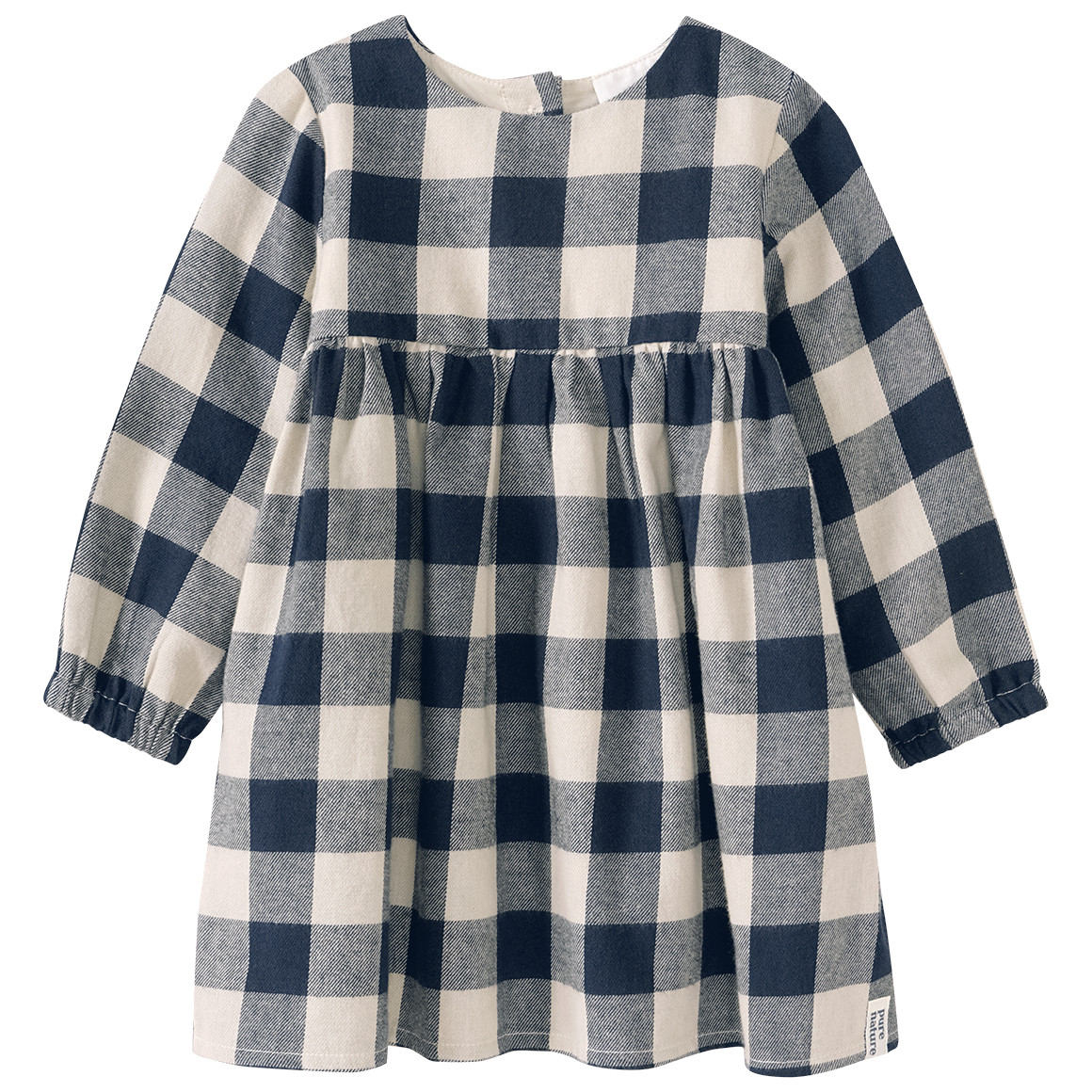 Baby Kleid mit Karo-Muster von Topomini