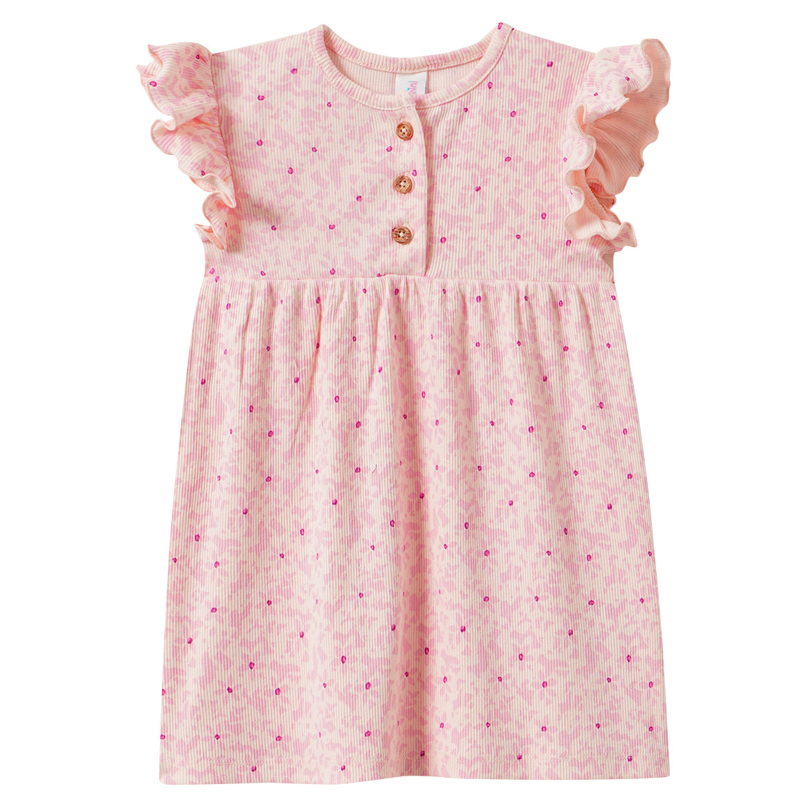 Baby Kleid mit Rippstruktur Baby Kleid mit Rippstruktur von Topomini