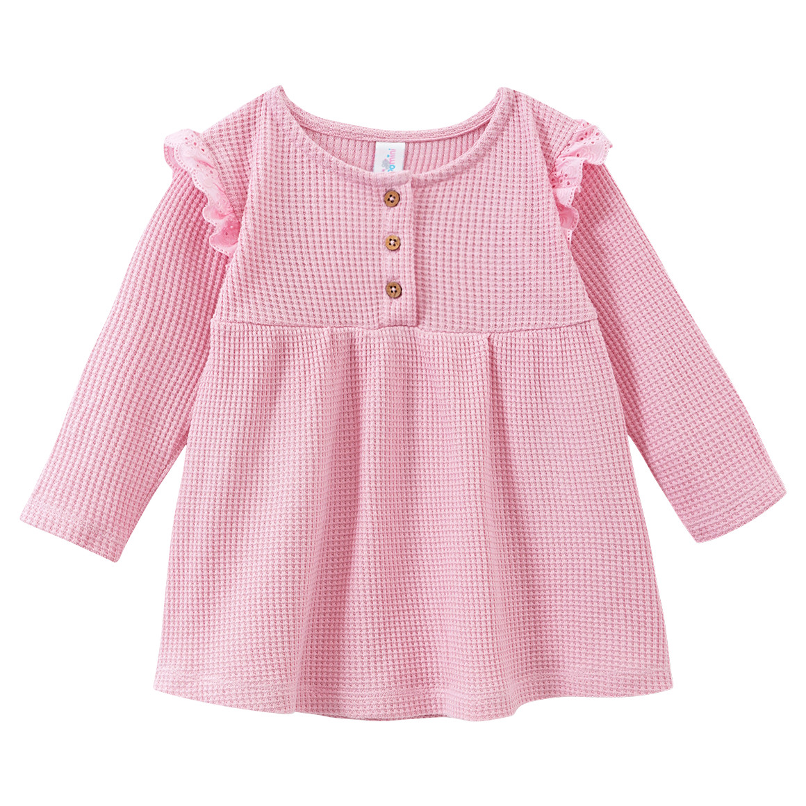 Baby Kleid mit Waffelstruktur von Topomini