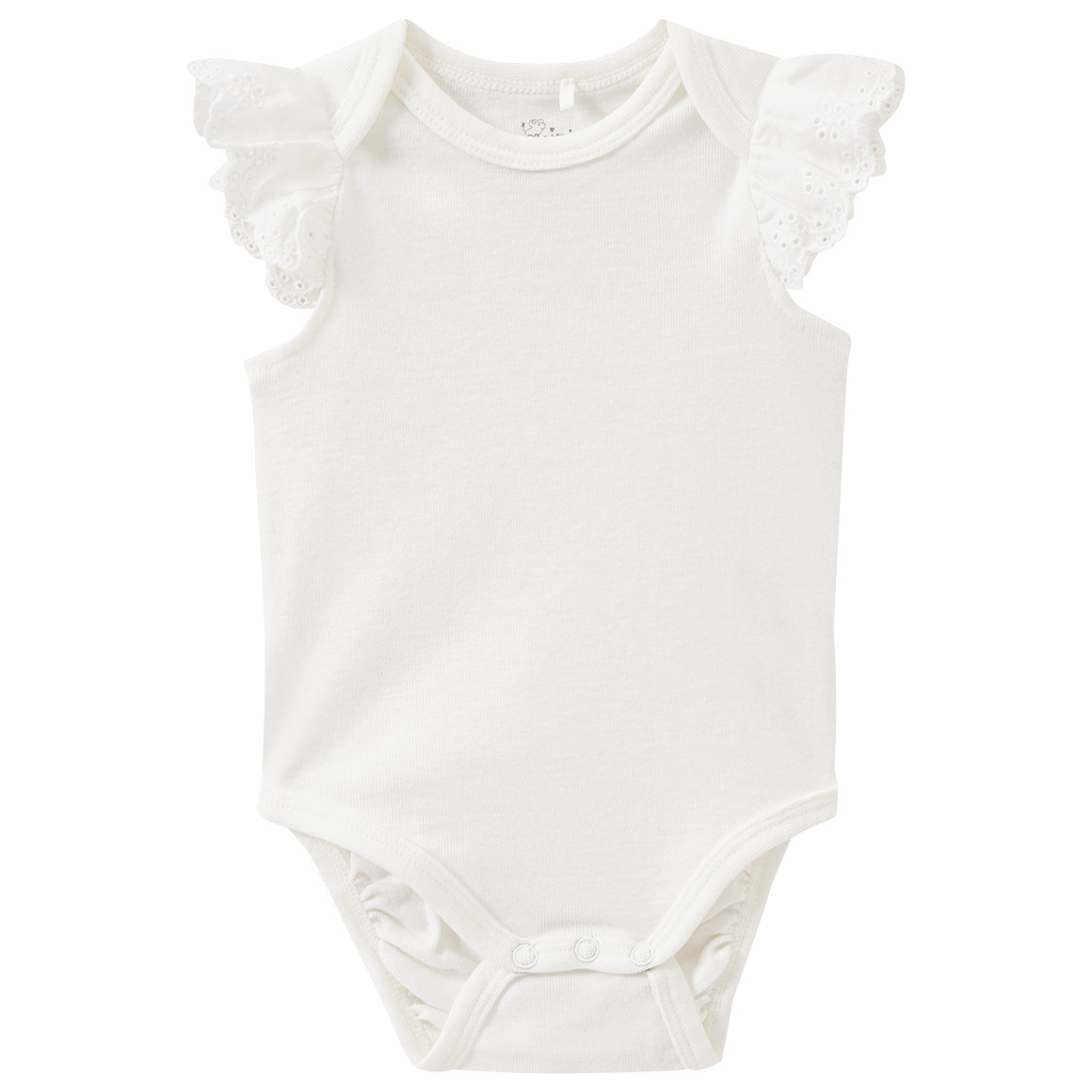 Baby Kurzarmbody mit Spitze Baby Kurzarmbody mit Spitze von Topomini