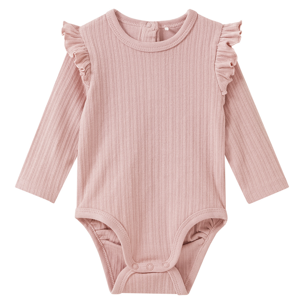 Baby Langarmbody mit Flügelärmeln Baby Langarmbody mit Flügelärmeln von Topomini