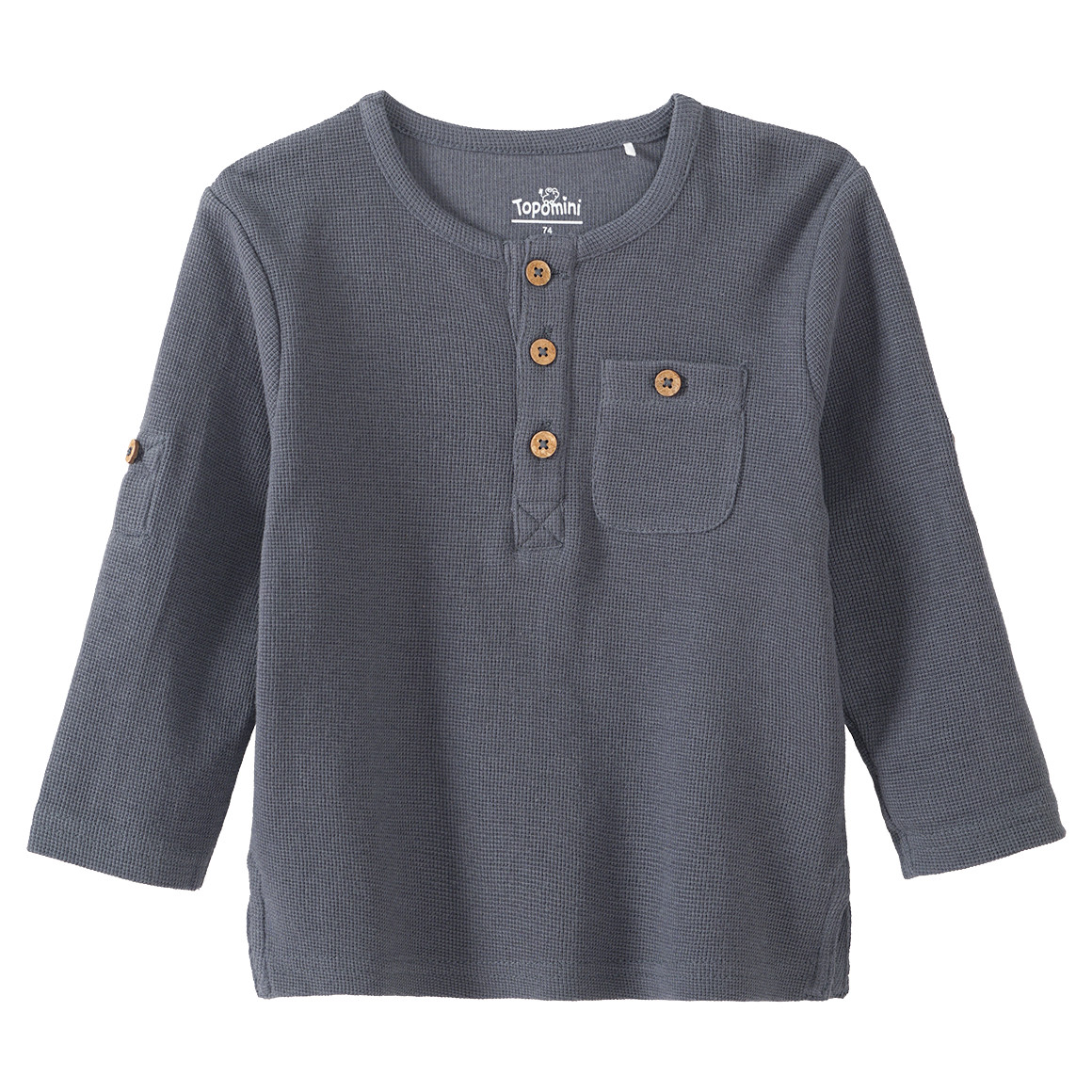 Baby Langarmshirt aus Bio-Baumwolle Baby Langarmshirt aus Bio-Baumwolle von Topomini