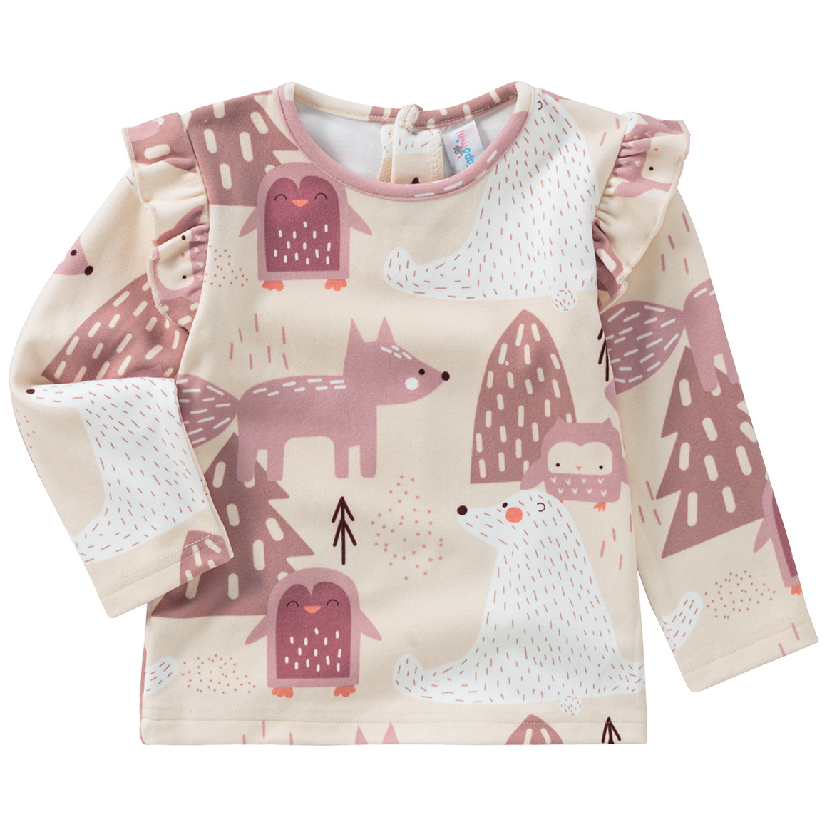 Baby Langarmshirt aus weichem Fleece von Topomini