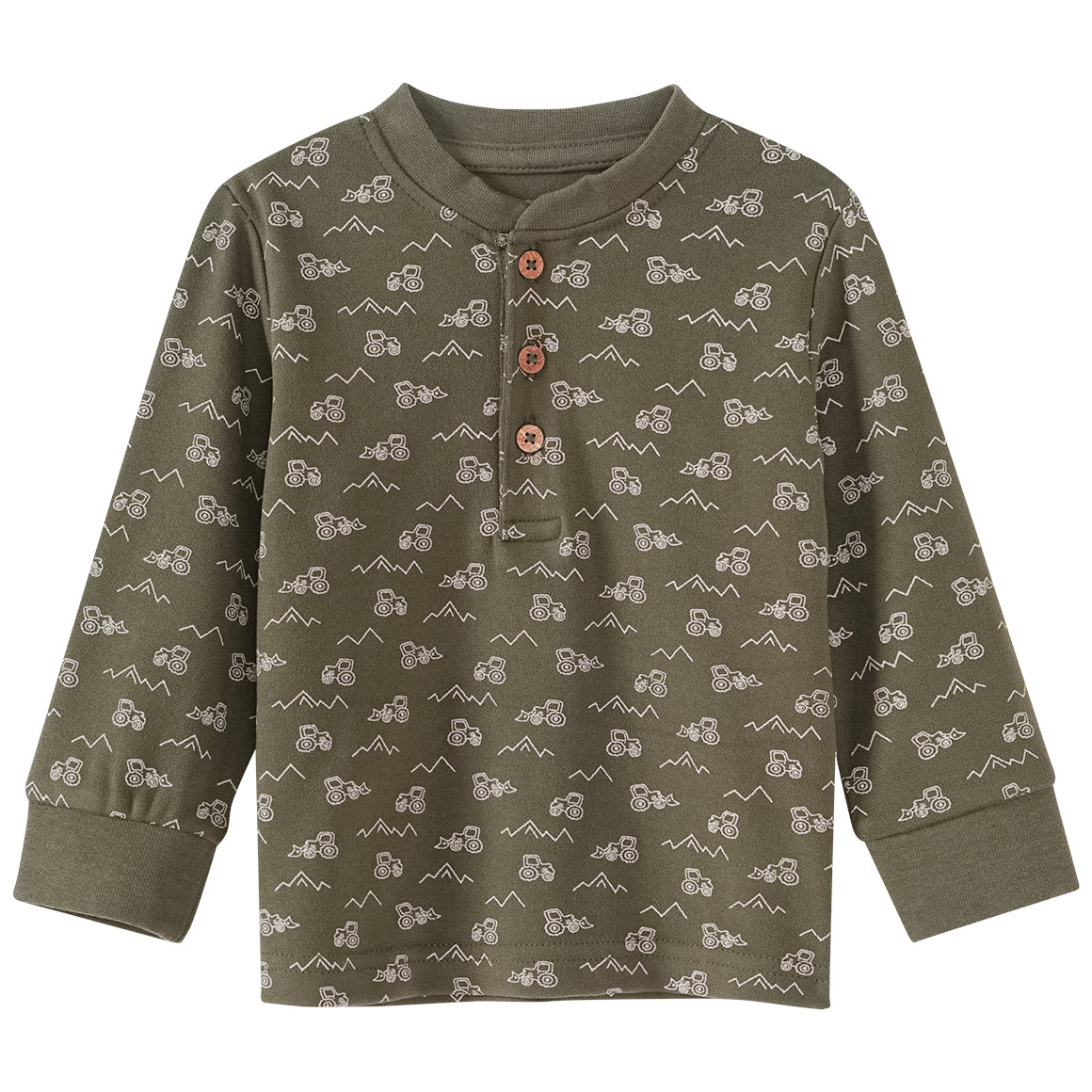 Baby Langarmshirt aus weichem Fleece von Topomini