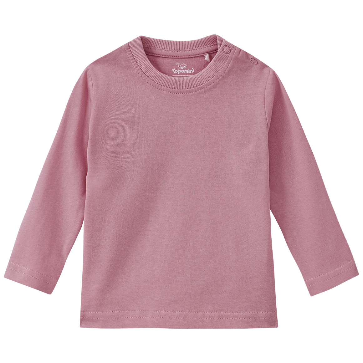 Baby Langarmshirt im Basic-Look von Topomini