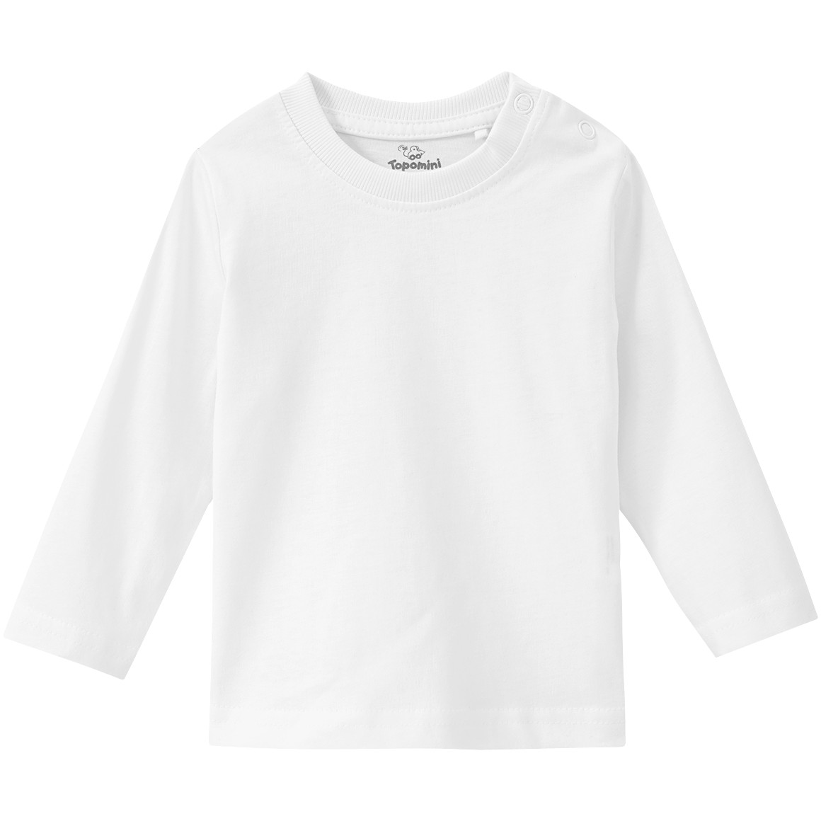 Baby Langarmshirt im Basic-Look von Topomini