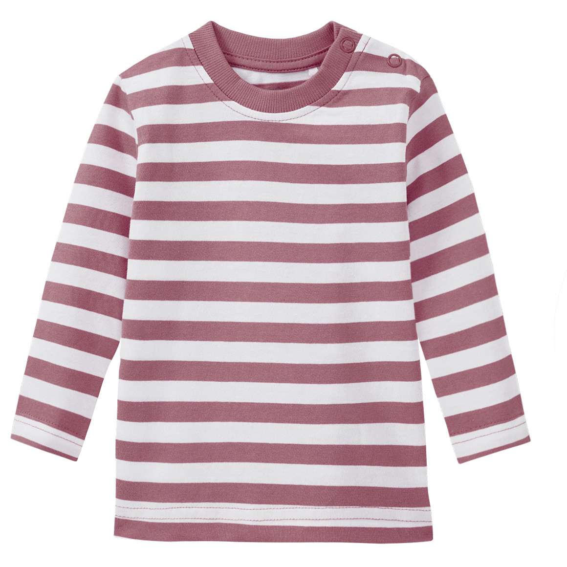 Baby Langarmshirt im Ringel-Look von Topomini