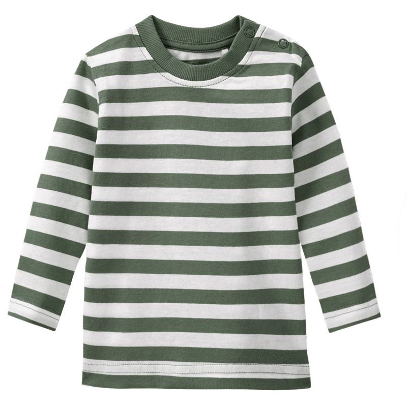 Baby Langarmshirt im Ringel-Look von Topomini