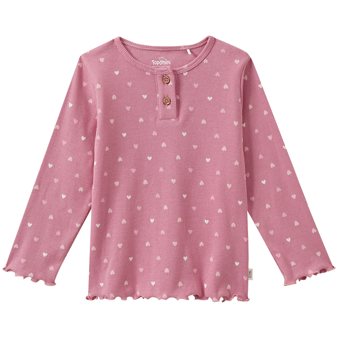 Baby Langarmshirt mit Allover-Print Baby Langarmshirt mit Allover-Print von Topomini