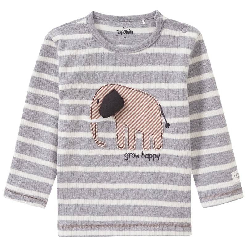 Baby Langarmshirt mit Applikation von Topomini