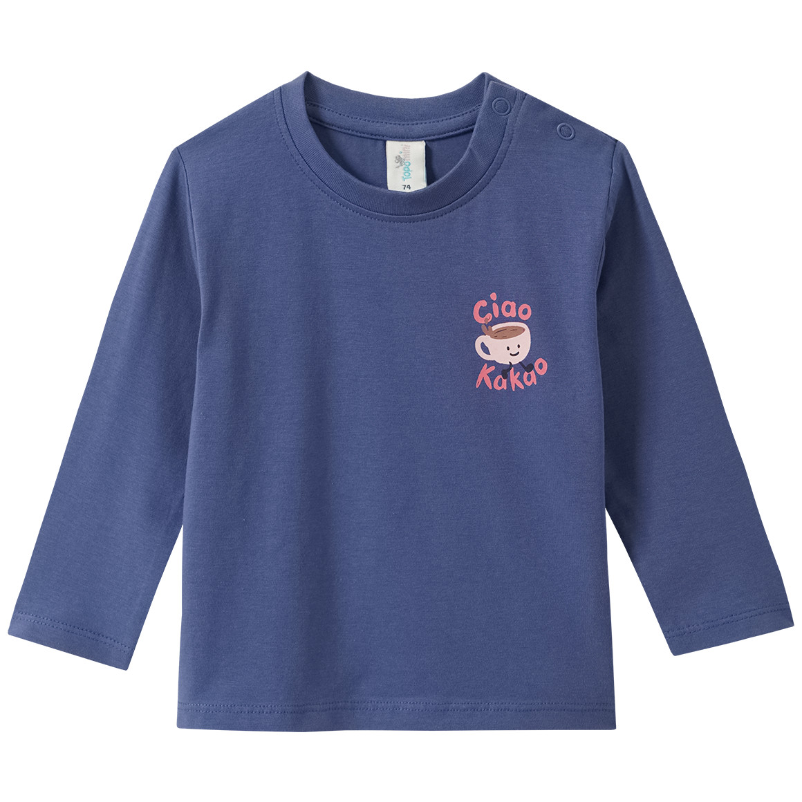 Baby Langarmshirt mit Frühstücks-Print Baby Langarmshirt mit Frühstücks-Print von Topomini