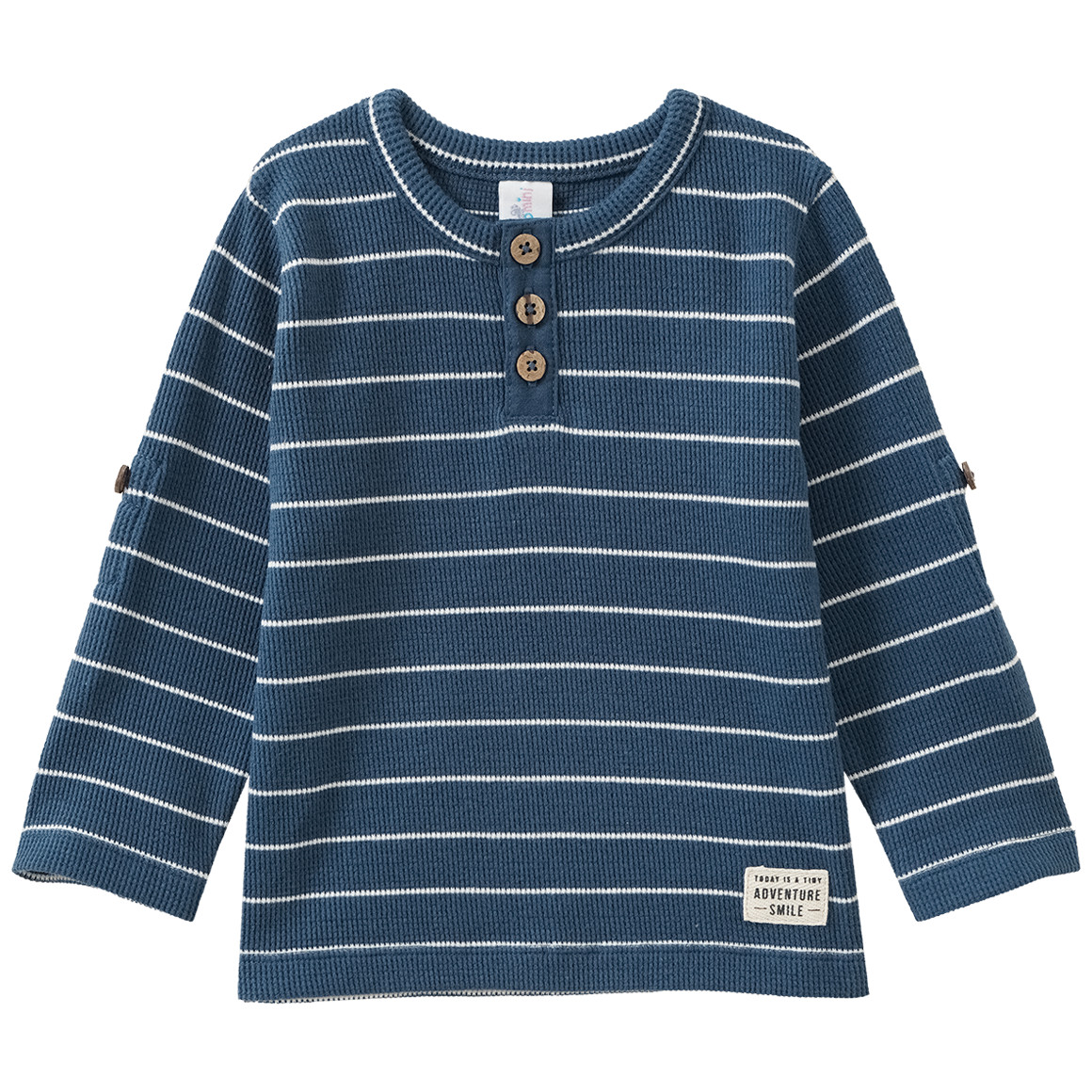 Baby Langarmshirt mit Knopfleiste Baby Langarmshirt mit Knopfleiste von Topomini