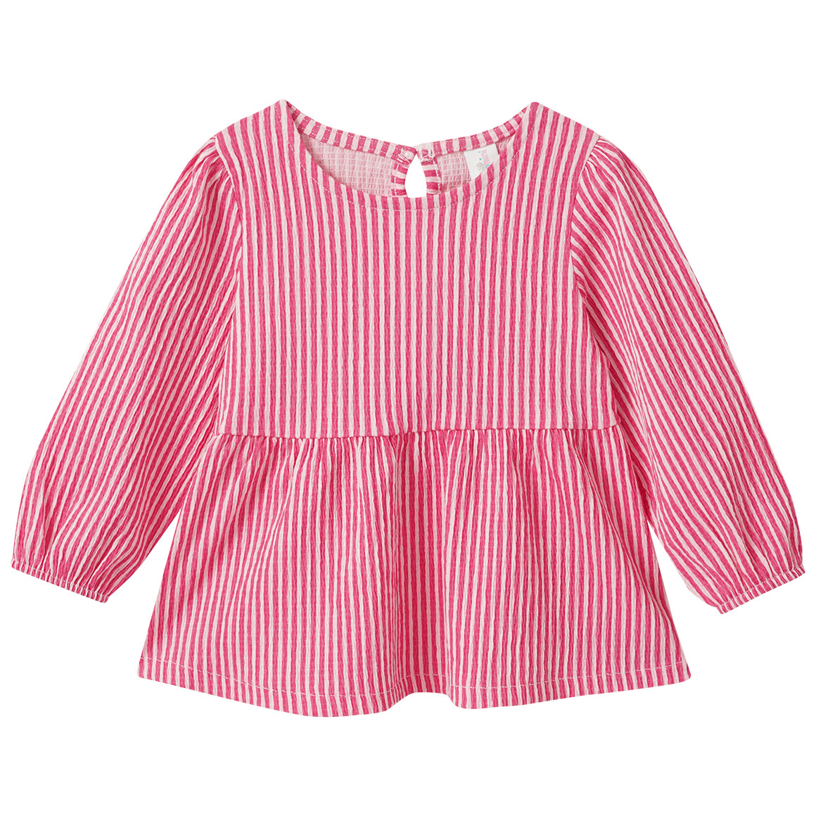 Baby Langarmshirt mit Krepp-Struktur Baby Langarmshirt mit Krepp-Struktur von Topomini