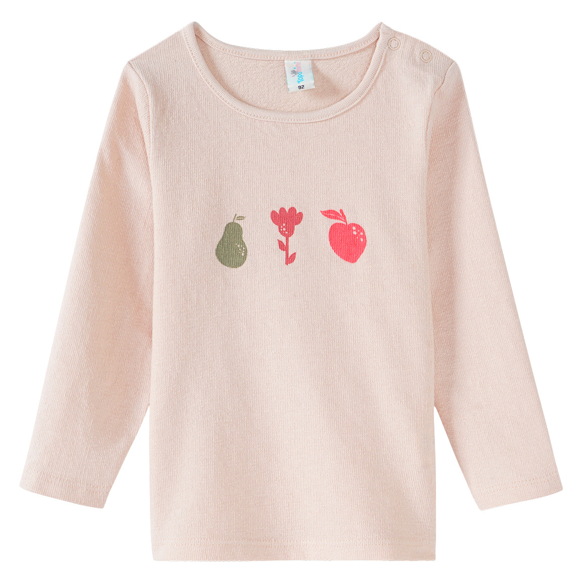 Baby Langarmshirt mit Obst-Print von Topomini