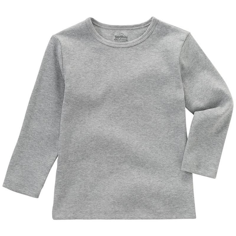 Baby Langarmshirt mit Rippstruktur von Topomini