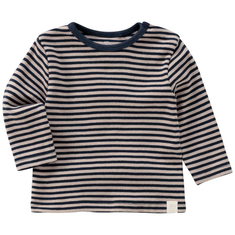 Baby Langarmshirt mit Rippstruktur von Topomini