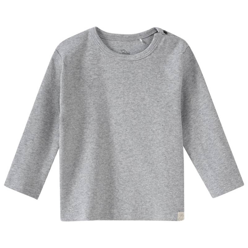 Baby Langarmshirt mit Rippstruktur von Topomini