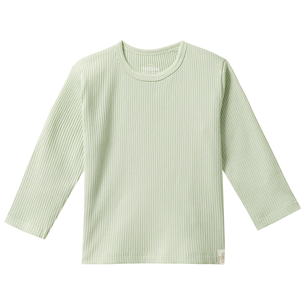 Baby Langarmshirt mit Rippstruktur Baby Langarmshirt mit Rippstruktur von Topomini