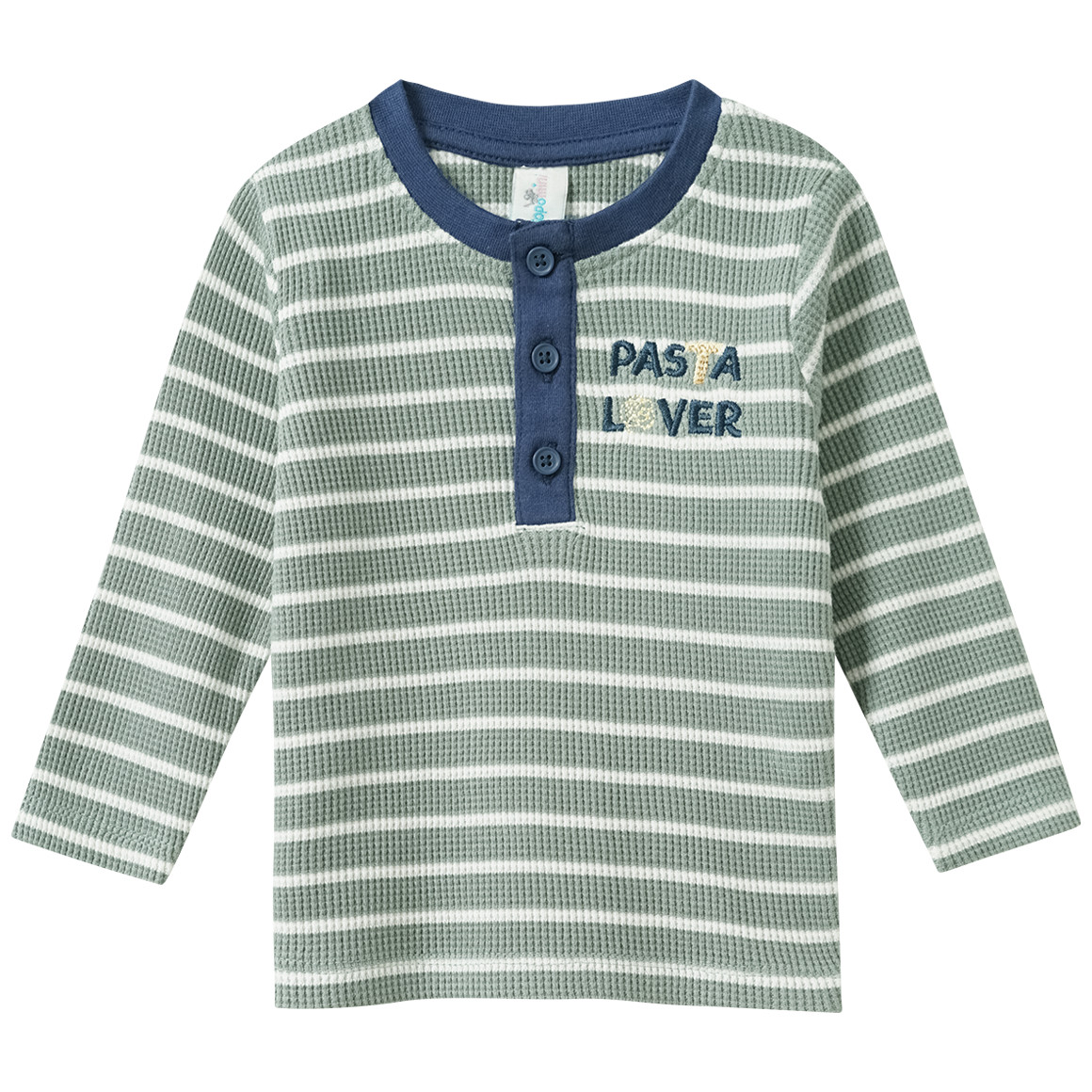 Baby Langarmshirt mit Stickerei Baby Langarmshirt mit Stickerei von Topomini