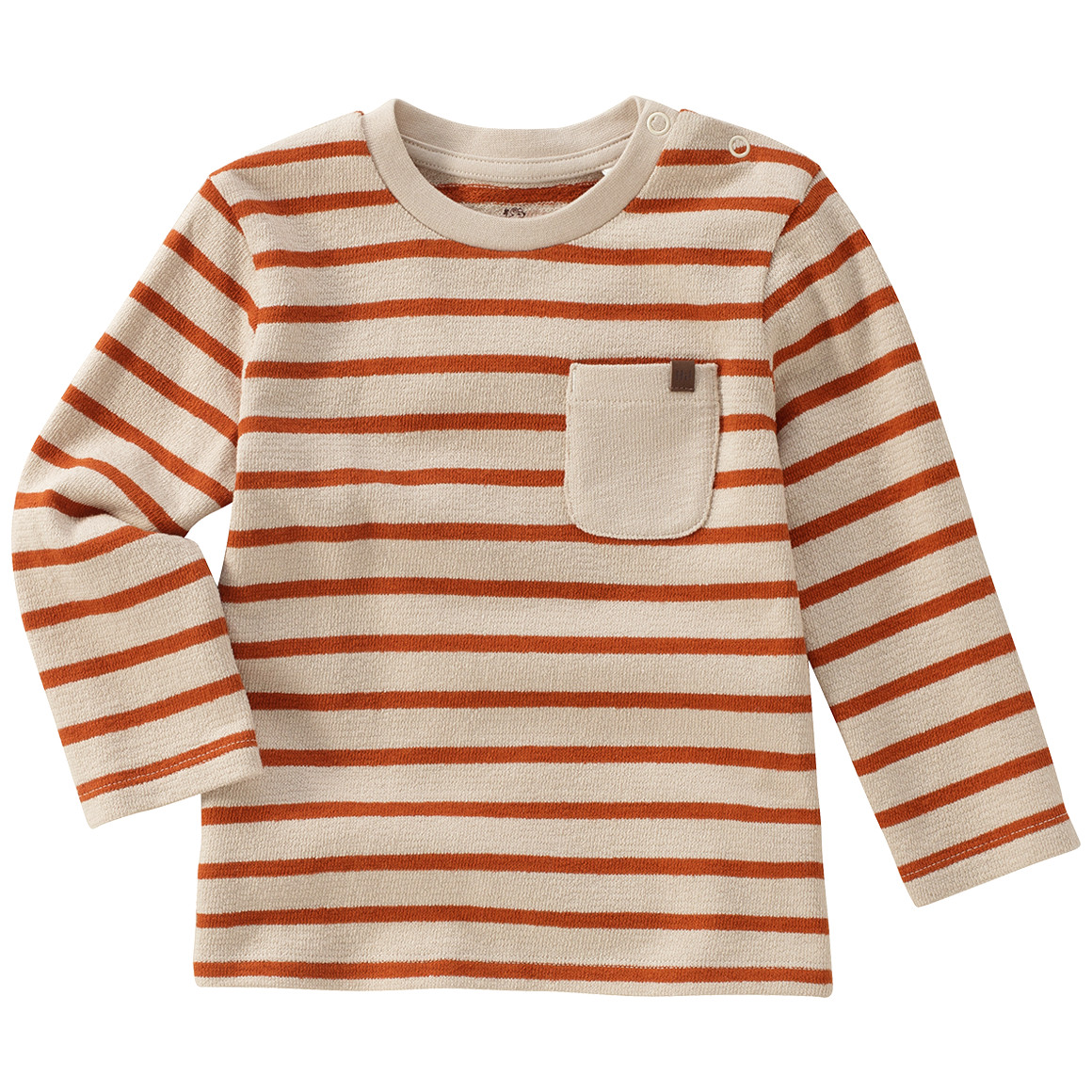 Baby Langarmshirt mit Streifen von Topomini