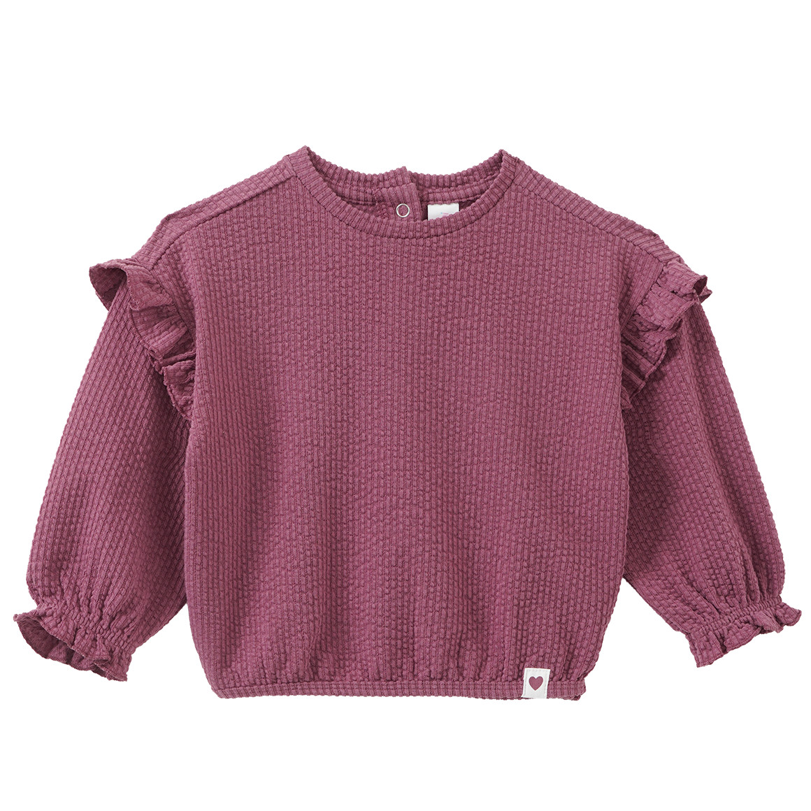Baby Langarmshirt mit Strukturmuster Baby Langarmshirt mit Strukturmuster von Topomini