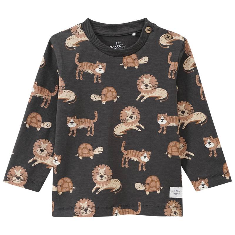 Baby Langarmshirt mit Tier-Motiven von Topomini