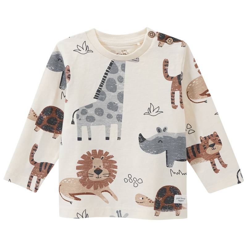 Baby Langarmshirt mit Tier-Motiven von Topomini