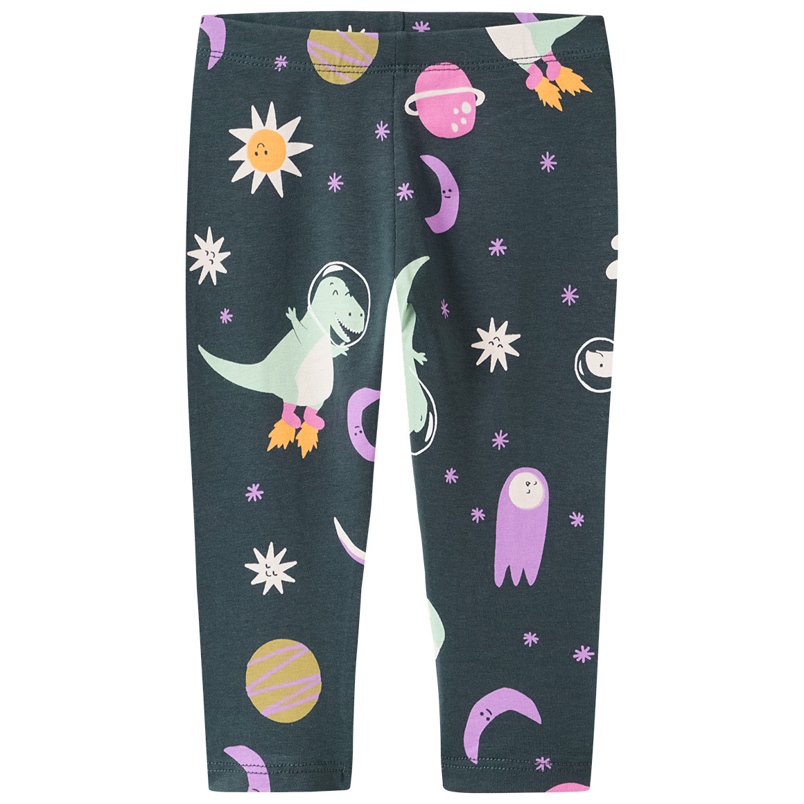 Baby Leggings mit Dino-Allover Baby Leggings mit Dino-Allover von Topomini