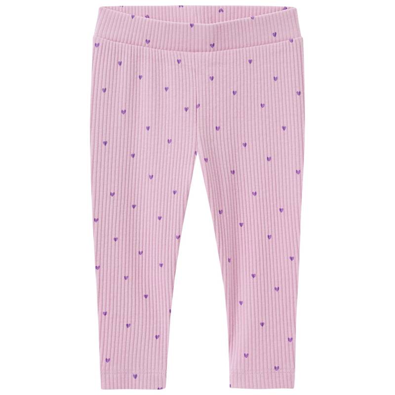 Baby Leggings  mit Herz-Allover von Topomini