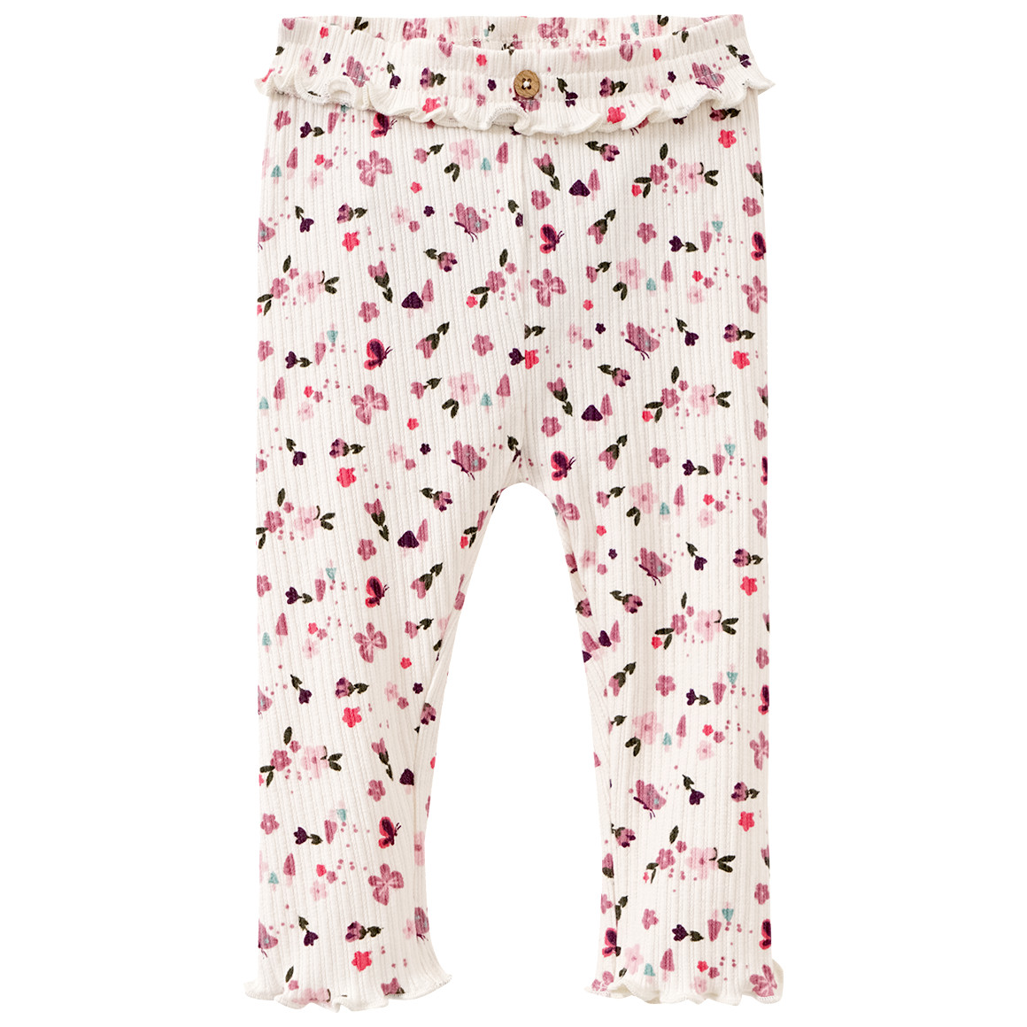 Baby Leggings mit Ripp-Struktur von Topomini