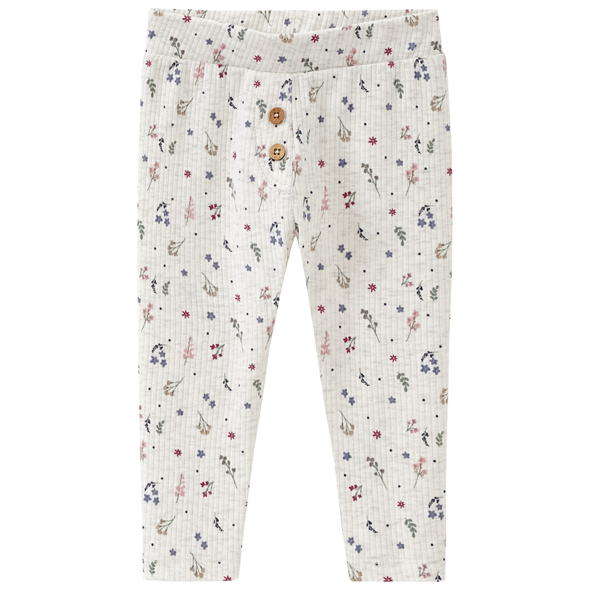 Baby Leggings mit Rippstruktur von Topomini