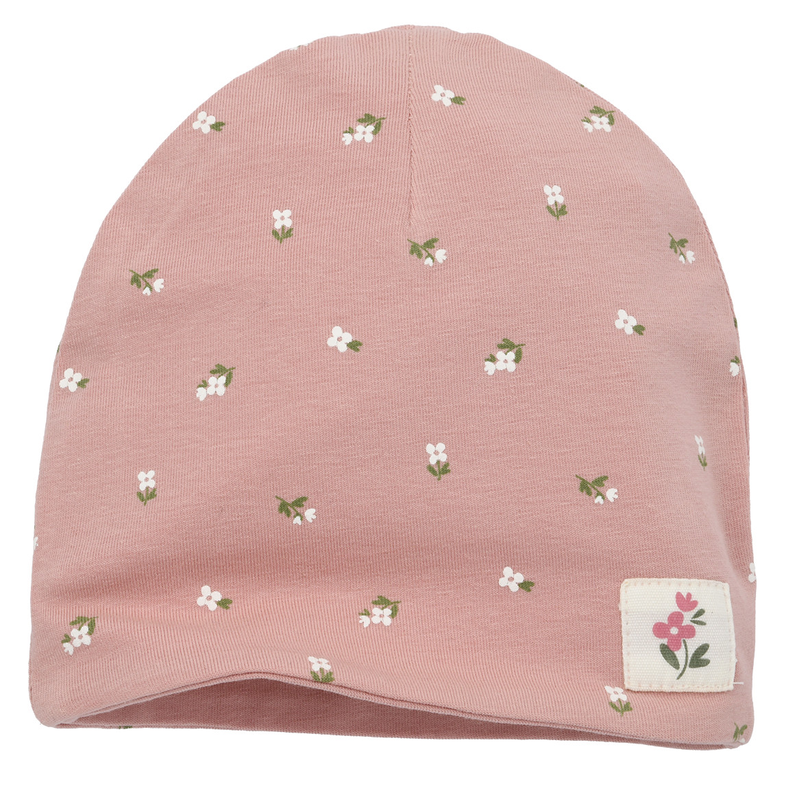 Baby Mütze mit Blümchen Baby Mütze mit Blümchen von Topomini