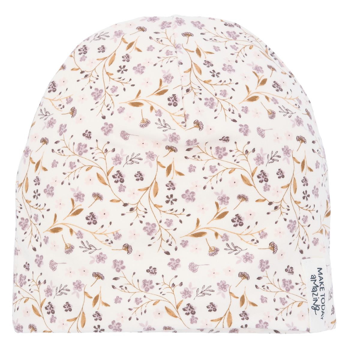 Baby Mütze mit Blümchen Baby Mütze mit Blümchen von Topomini
