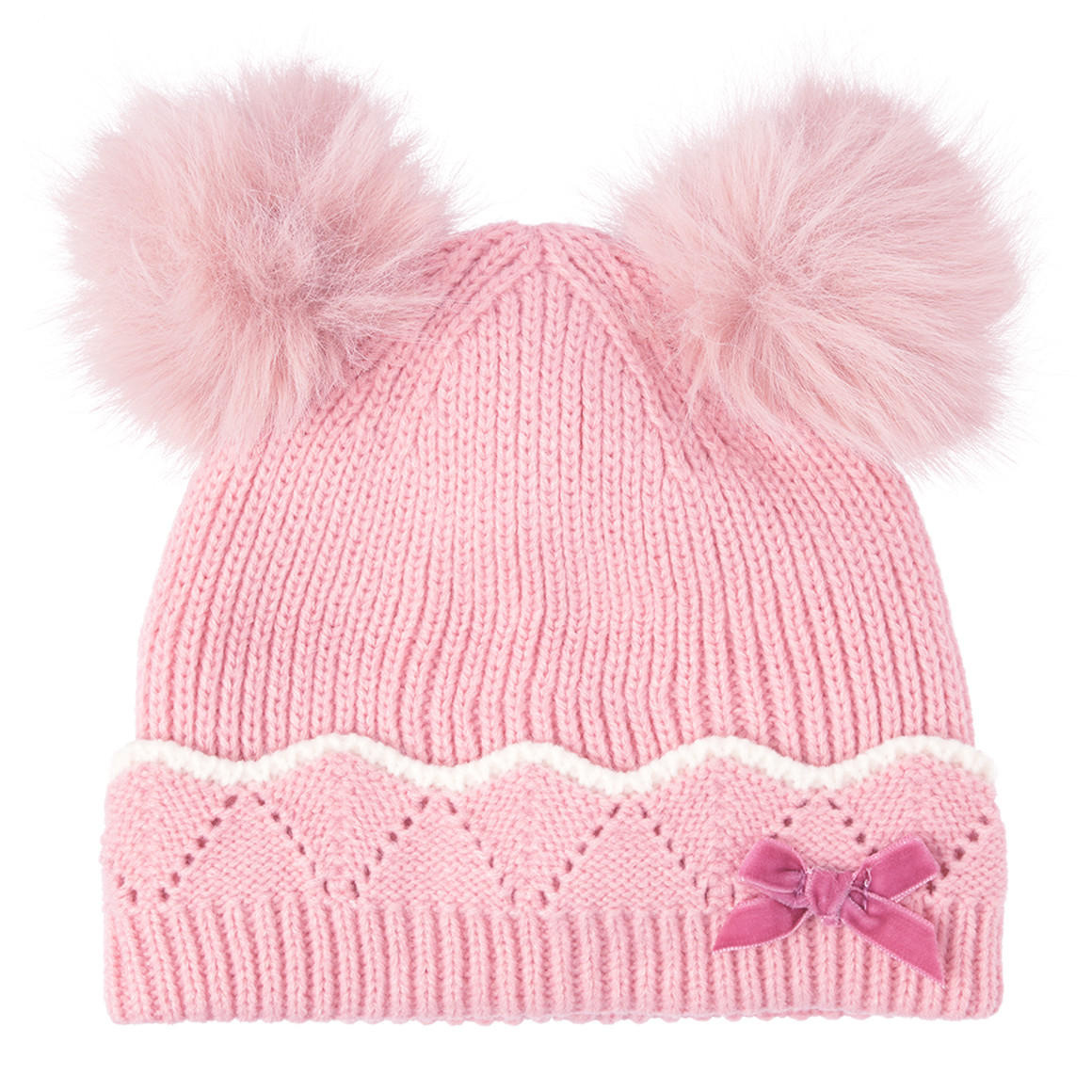 Baby Mütze mit Bommel Baby Mütze mit Bommel von Topomini